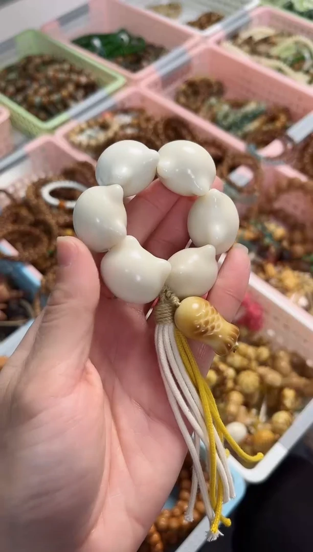 【闪购商品】菩提根/象牙果手串猫头鱼饼手捻 2.5
