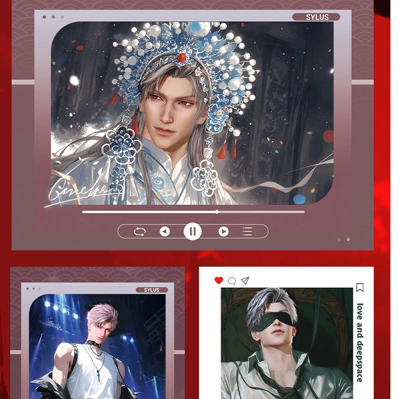 【月半】恋与深空-拾光文创第三弹拍立得亚克力小卡（代拆）