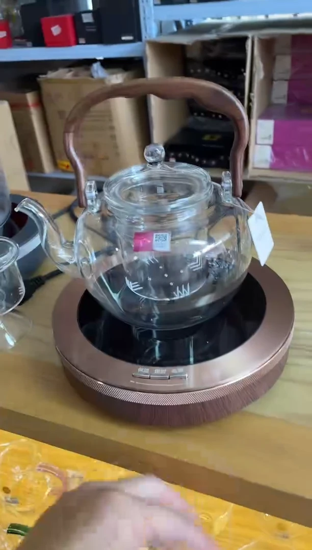 茗凤祥/魔术师电陶炉X5-胡桃木+禾器/山雅壶/透明