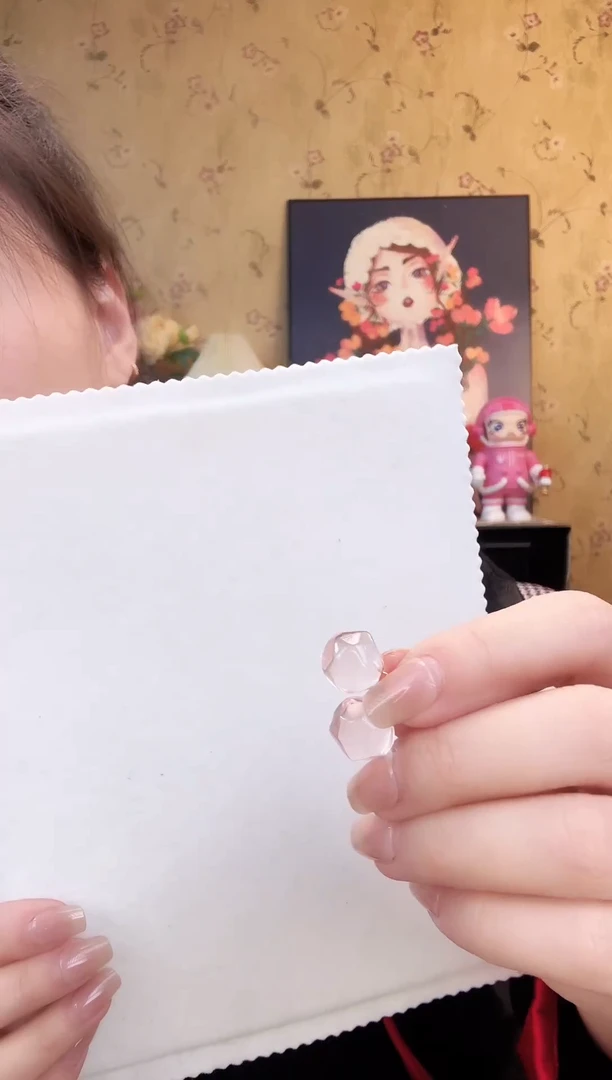 【闪购商品】水晶耳饰18K金镶嵌水晶耳饰