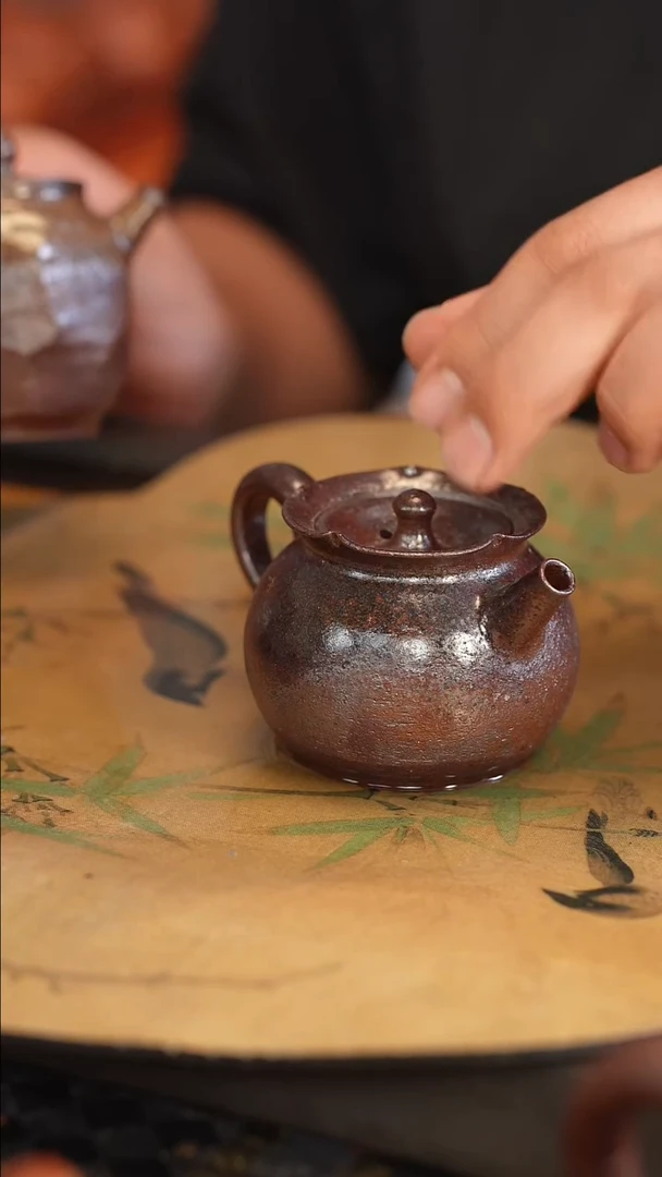 茶壶紫砂原矿手工制作