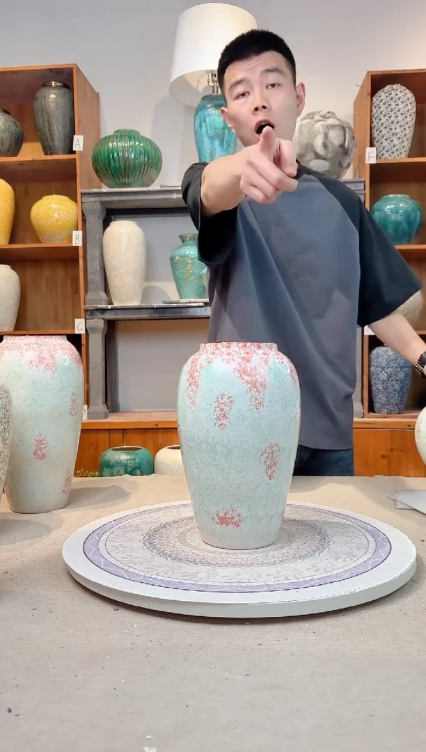 瓶陶瓷花瓶  曼波  中号 正品