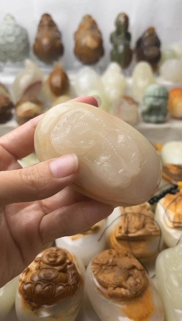 石材古青石棉纹正常不退换霸王貔貅微瑕