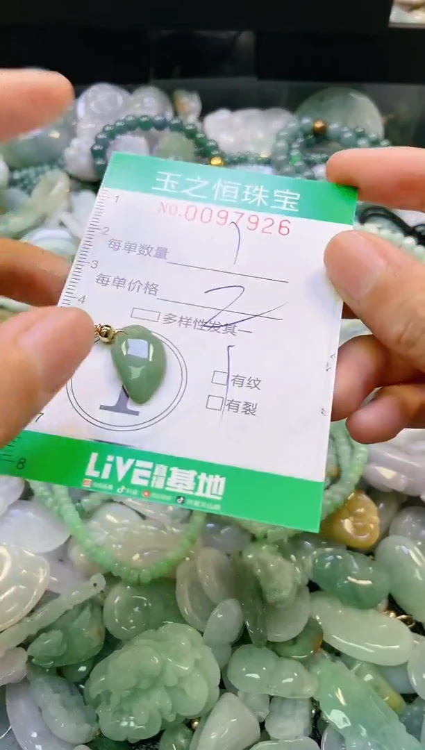 翡翠未镶嵌颈饰闪购0097926