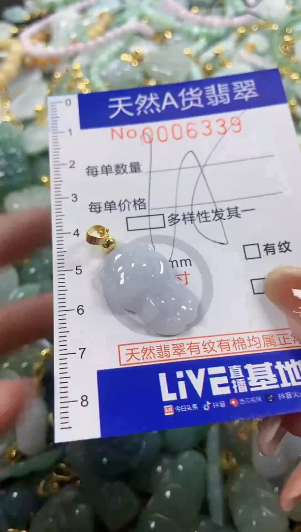 颈饰未镶嵌翡翠天然A货翡翠