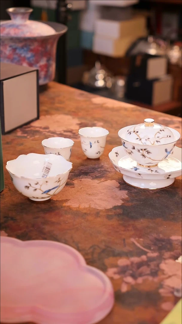 【闪购商品】陶瓷茶具（无礼盒无茶盘）@@ZH126