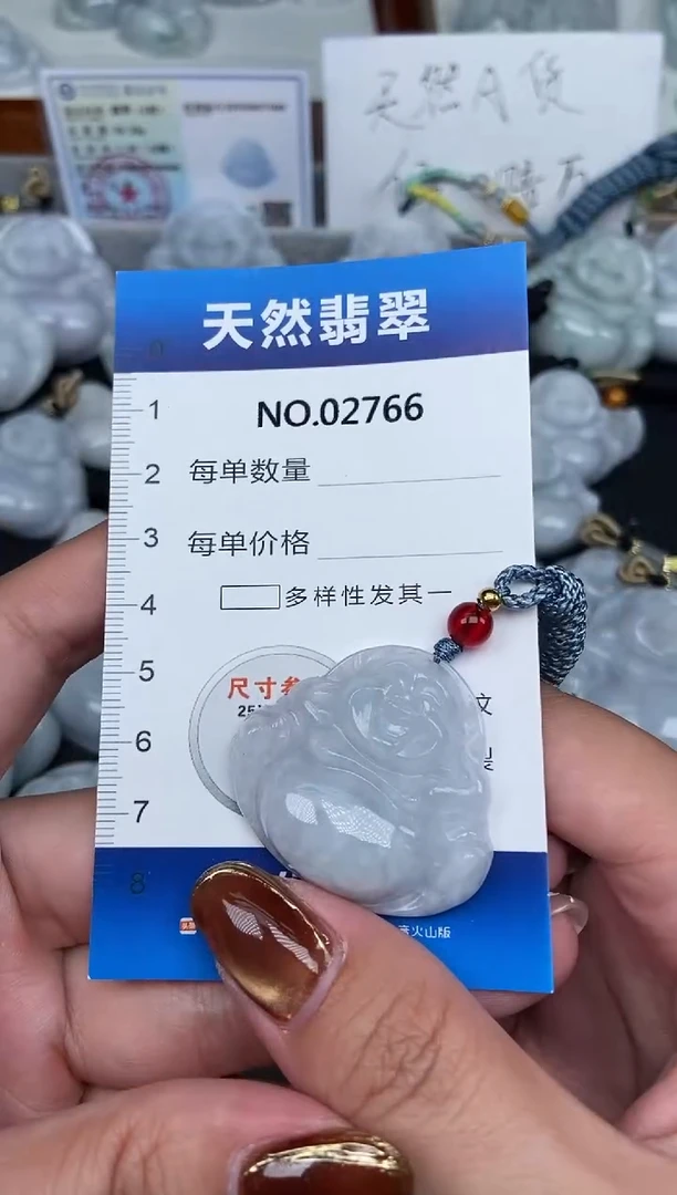 颈饰未镶嵌翡翠纯天然A货翡翠2766