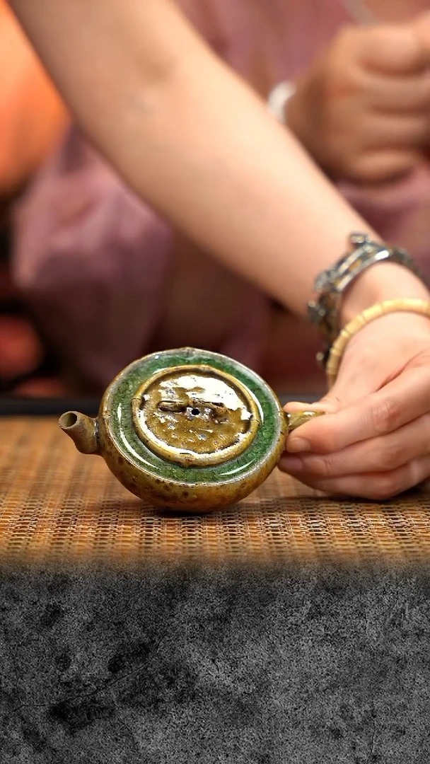 紫砂茶宠紫砂 宜兴紫砂 GFY 金丝楠木 竹壶