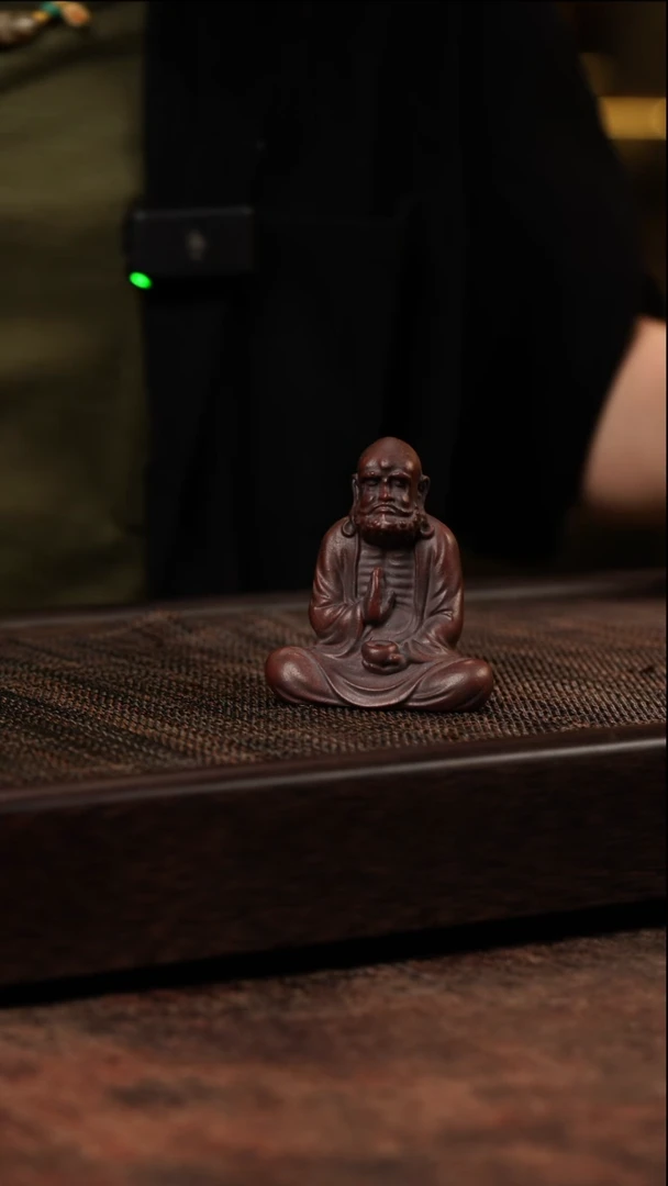 茶壶紫砂达摩香插