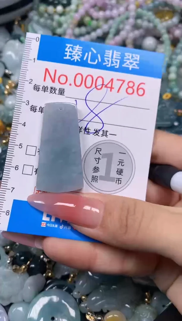 【闪购商品】翡翠颈饰未镶嵌含绳0004786