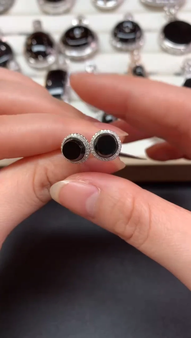 【闪购商品】翡翠耳饰18K金镶嵌Z555|1980