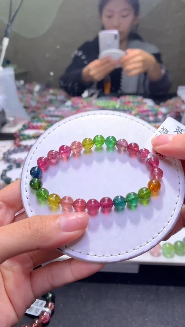 未镶嵌手串碧玺A28【天然碧玺】