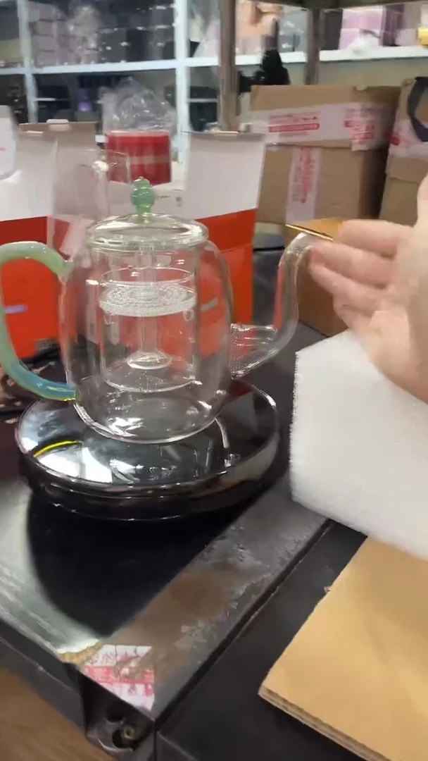 茗凤祥电陶炉x2+富蕴壶青玉色