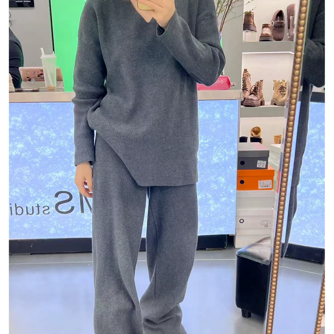 【Mi SHang】~新款针织休闲套装~