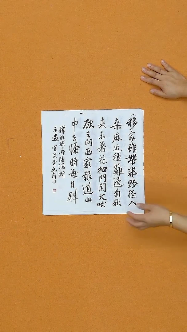 书法杨仁根 （字文甫）34*34 江西 理S