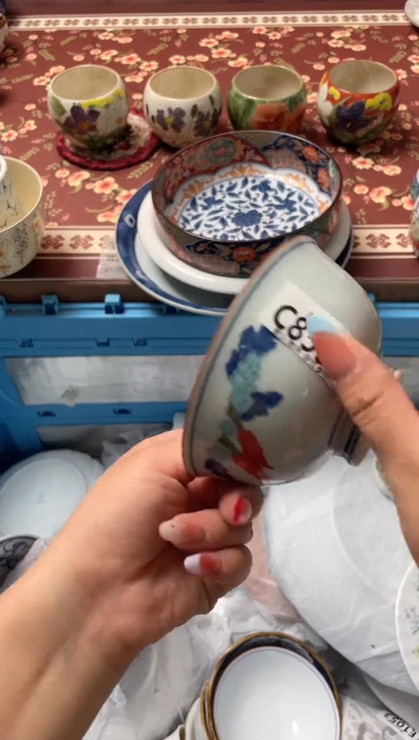 瓷片小***吃瓷器瓷器C853