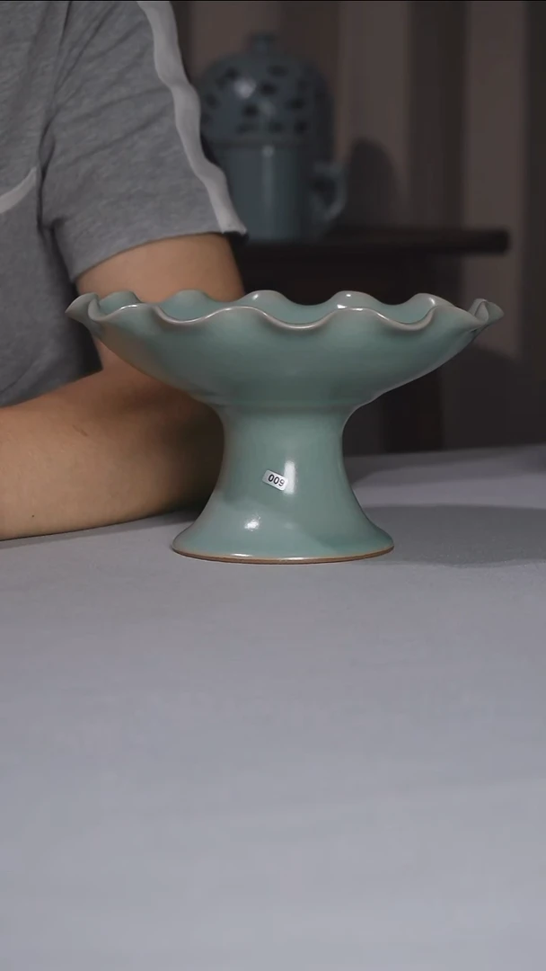 高足花口果盘9号