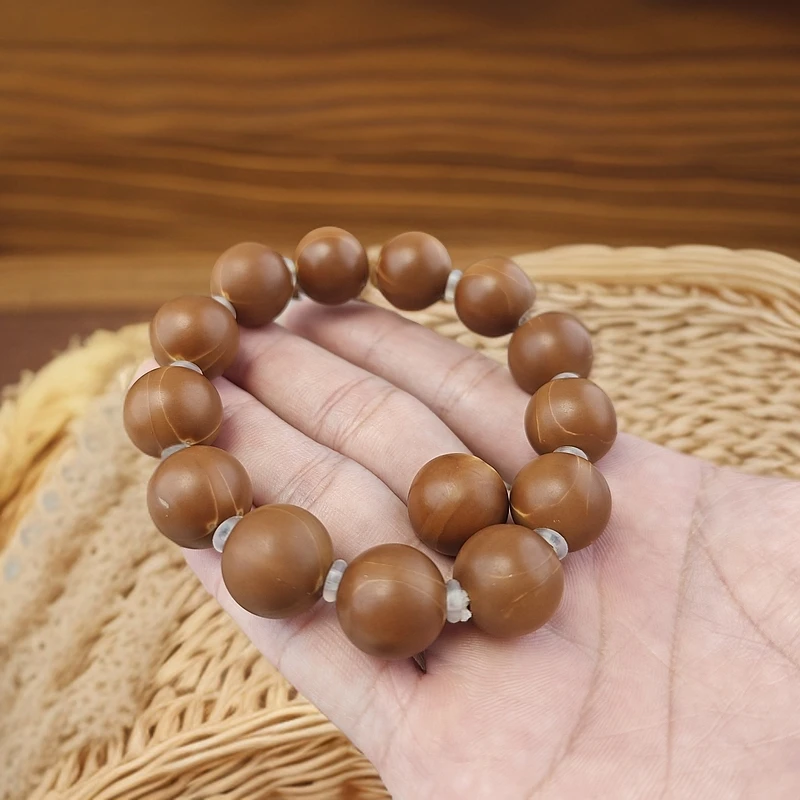 正宗梅林铁核小尺寸1.6光珠手串