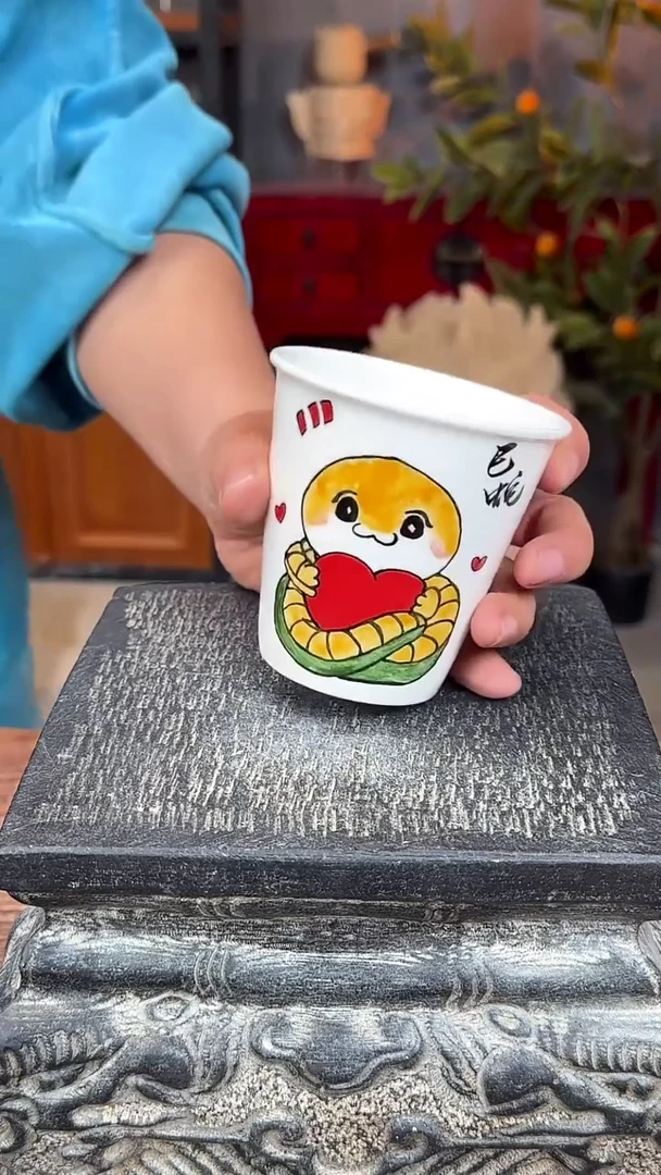 【闪购商品】摆件手工釉上彩十二生肖杯