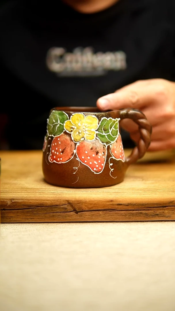 @@陶园瓷舍@@纯手工手绘@高温釉下彩