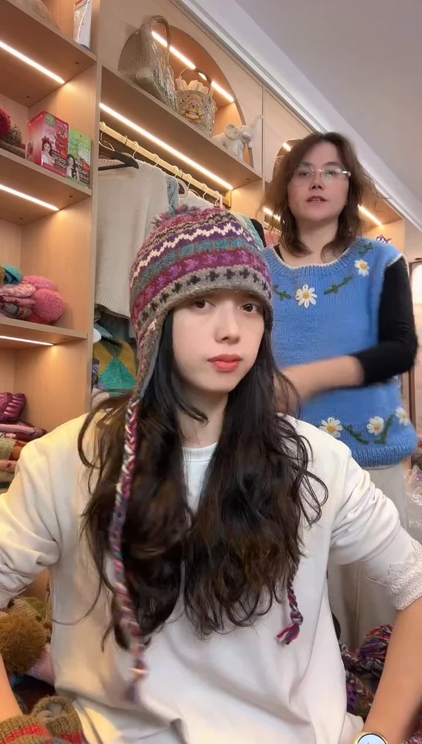 羊毛@****姐百羊毛护耳帽B616