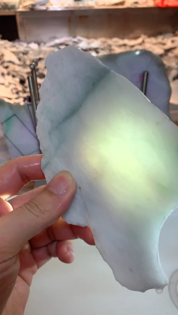 裸石翡翠0朗0翡翠珠宝451