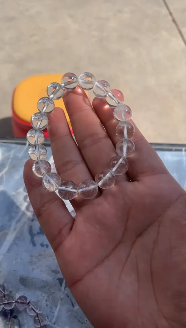 【闪购商品】水晶手串卡12mm未镶嵌天然喜马拉雅手串拍2单99发1
