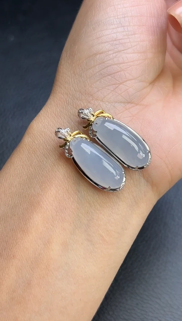 翡翠18K金镶嵌颈饰YM1156-2 福瓜多样性发一