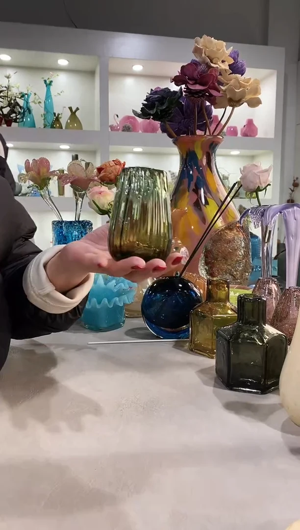 慕忆家手作琉璃花瓶