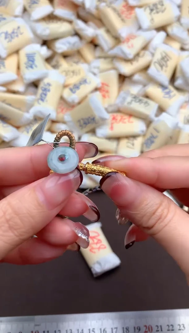 【闪购商品】翡翠挂件银S925镶嵌一35