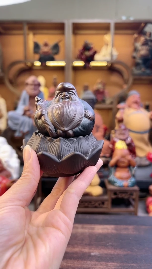 紫砂茶宠器闵紫砂茶宠摆件