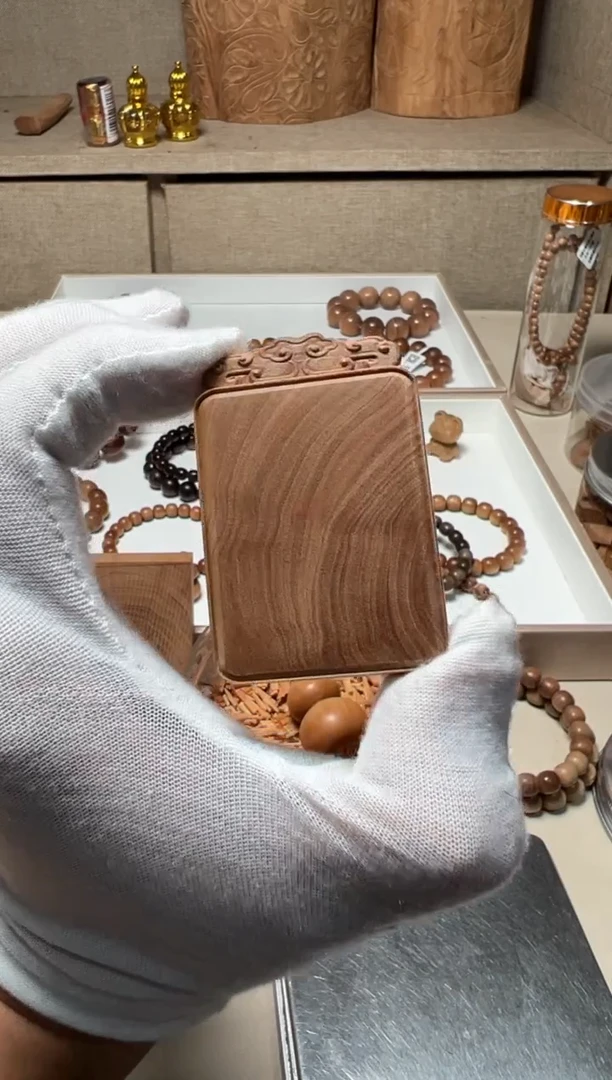 檀香木手串/手链雕刻牌 461cm