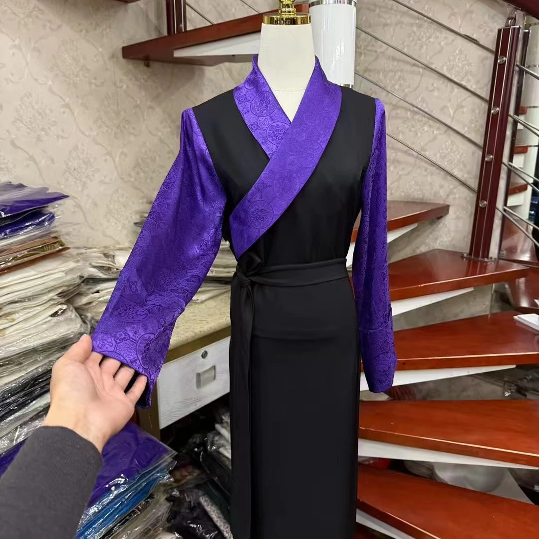 新款女生藏装四季款女款博拉裙民族服装拼假两件西藏服