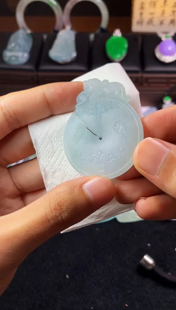 未镶嵌定制翡翠S毛货不退不换