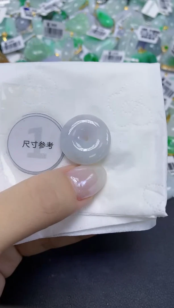 颈饰未镶嵌翡翠天然缅甸翡翠A货百元以上9元证书费自理