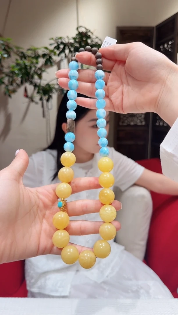 未镶嵌颈饰蜜蜡蜜蜡