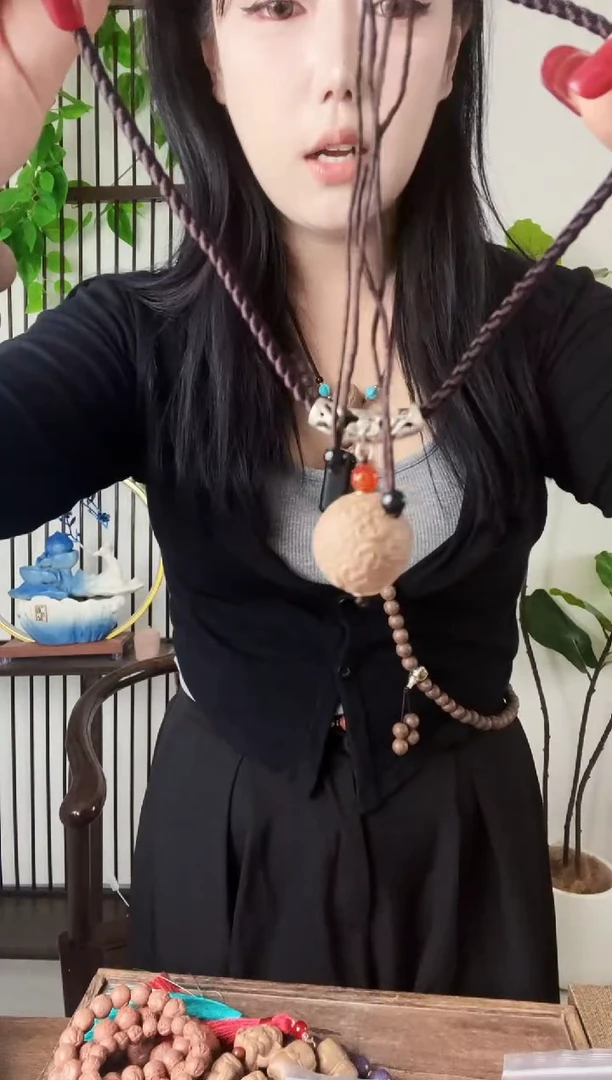 泥塑【御廷龙涎蜜韵单珠吊坠】古法合香