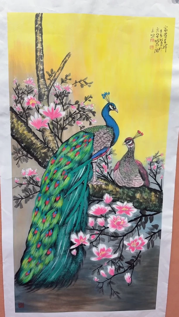 国画师立照老师国画作品