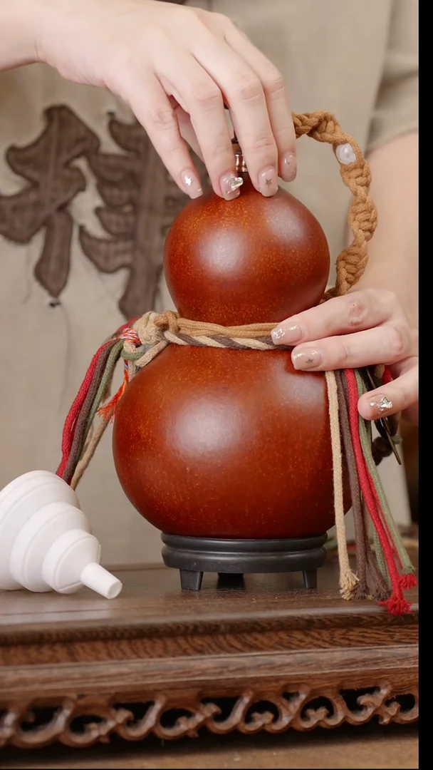 16号精品天然大漆酒葫芦一物一拍~