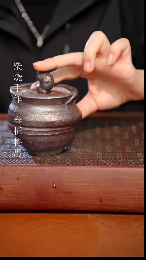 陶瓷奢瓷/瑞寅柴烧茶器（宝瓶）1924