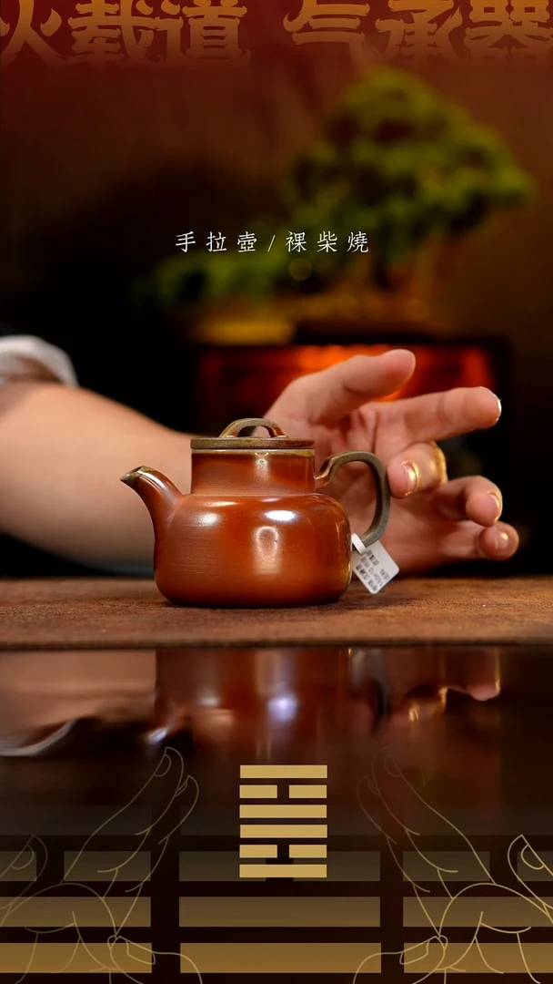 夸烧柴烧汉罐壶561
