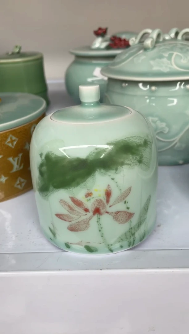 慧仙青瓷手工彩绘  源头厂家特价福利