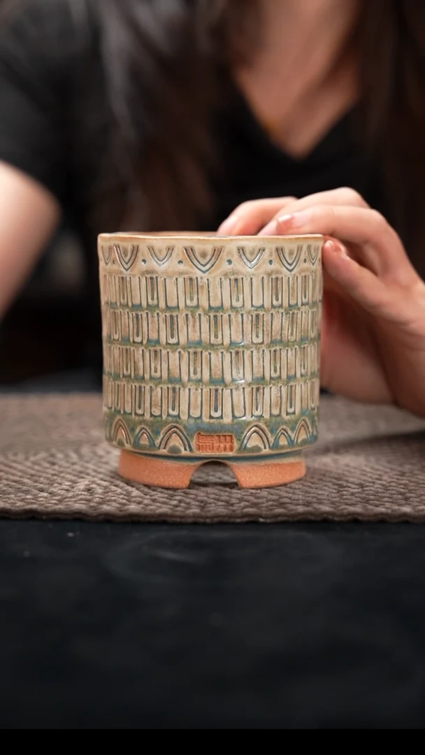 9-19-210花盆口径7.5瑕