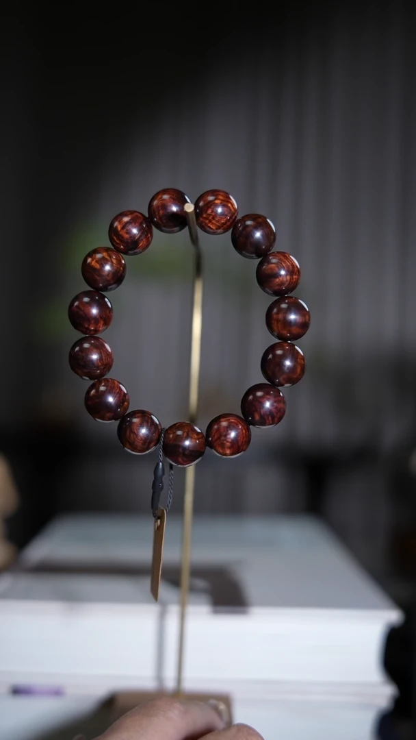 手串/手链黄花梨/降香黄檀海南黄花梨沉水老料1.5*15满泡面