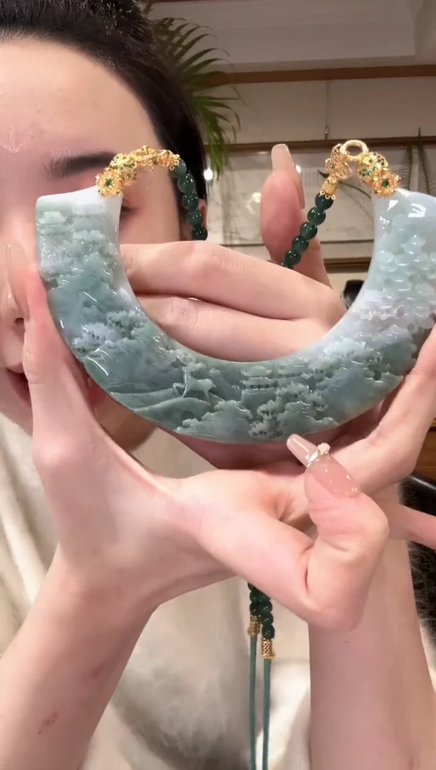 【闪购商品】翡翠颈饰未镶嵌国风