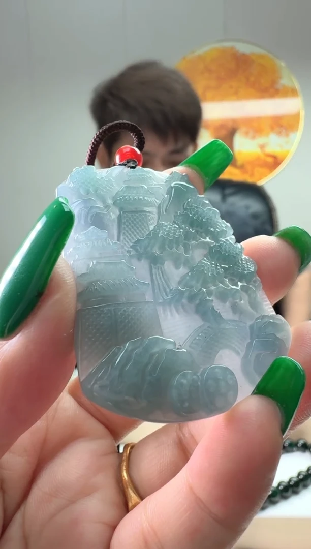 翡翠未镶嵌颈饰多样性随机发其一