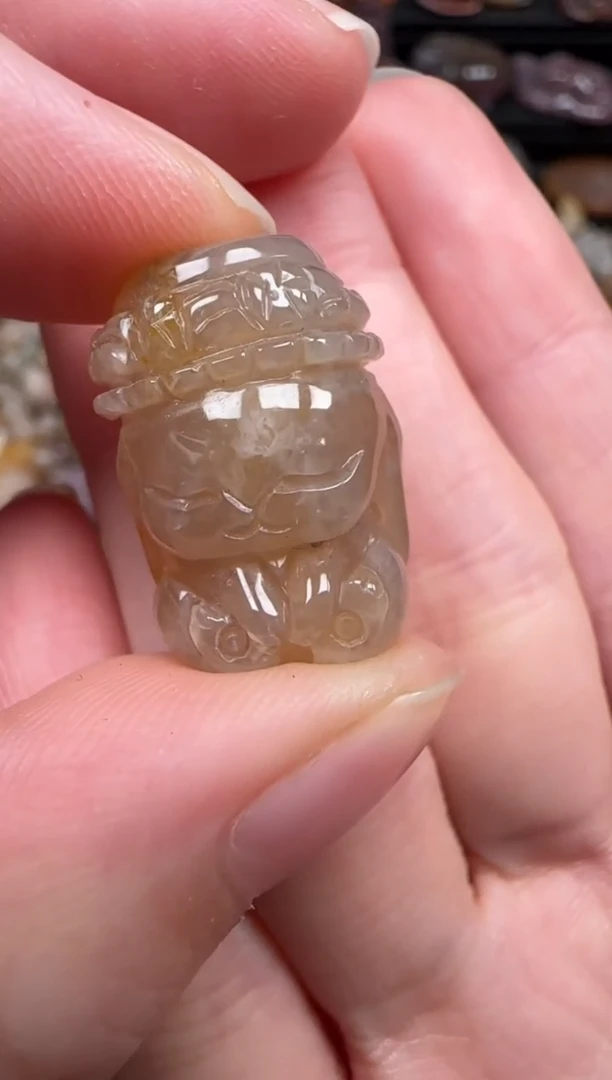 颈饰未镶嵌硅化珊瑚（珊瑚玉）334