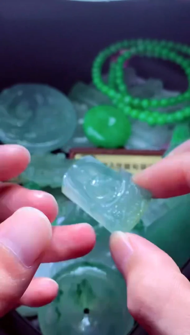 未镶嵌定制翡翠哲*#翡翠毛货定制