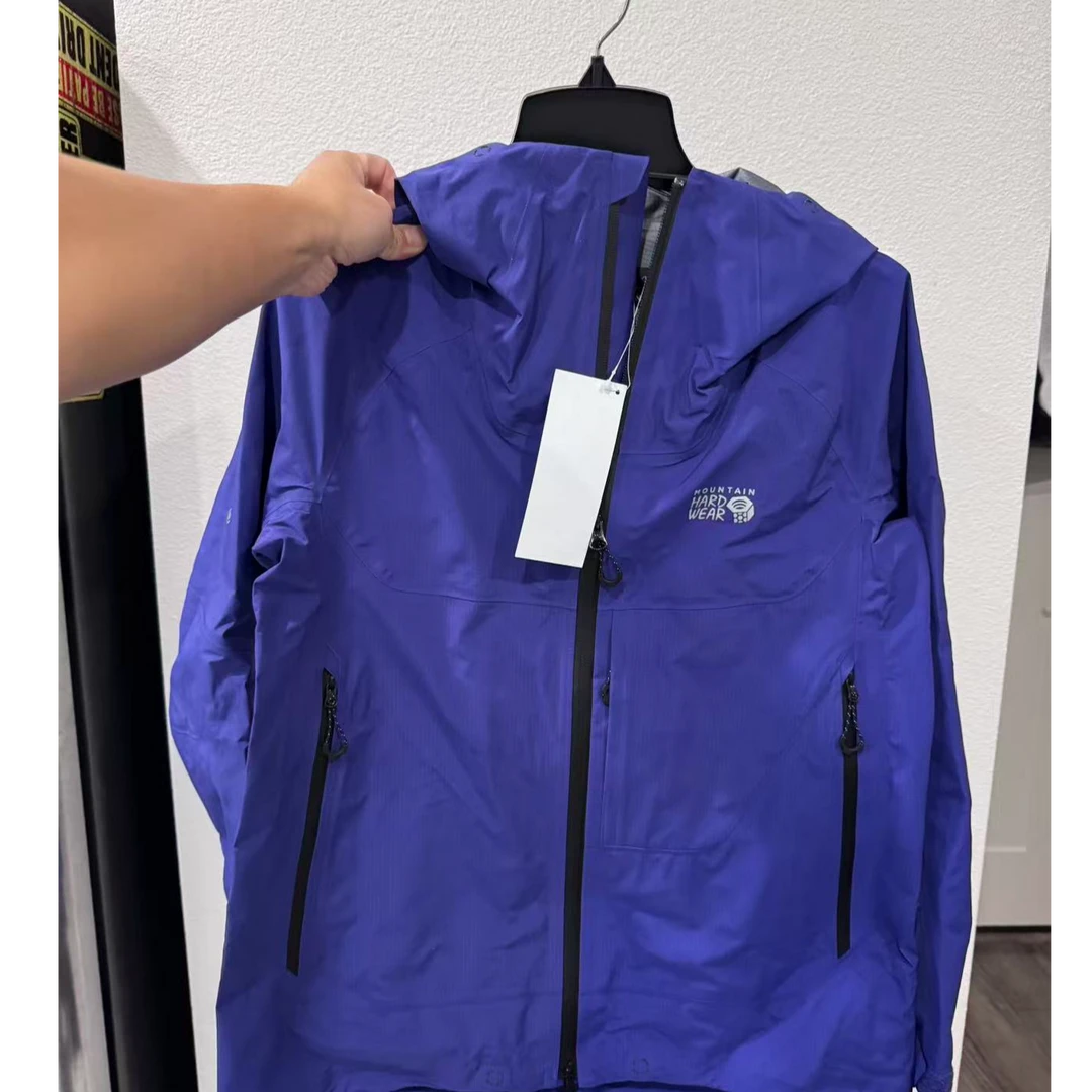 Mountain hardwear/山浩女士GTX防水连帽冲锋衣M码（有色差）