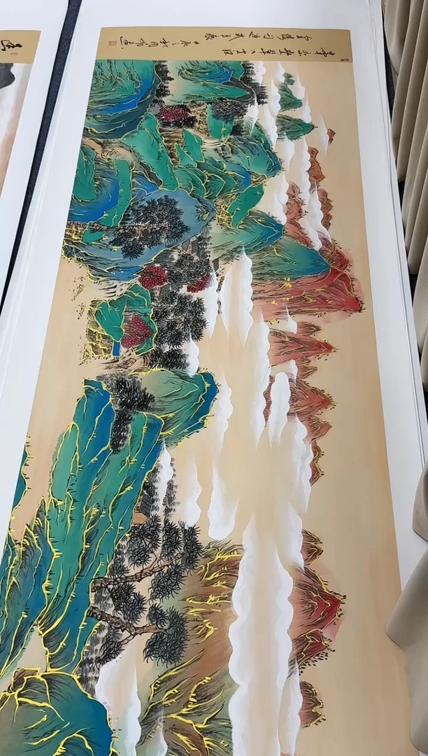 国画同类型随机峰峦